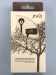 JIVO Natural Rosewood Noise Isolating Headphones 3.5mm audio plug