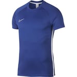 Nike M NK Dry Acdmy Top SS T-Shirt Homme, Game Royal-White-White, FR : S (Taille Fabricant : S)