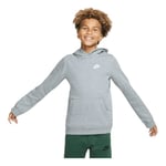 Nike B NSW Hoodie PO Club Sweat-shirt Garçon, Carbon Heather/White, XL (158-170 CM)