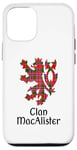 Coque pour iPhone 13 Clan MacAlister Tartan Nom de famille écossais Scotland