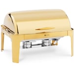 Royal Catering - Chafing dish GN 1/1 9l 2 bruleurs à pâte - Chauffe-plat professionnel