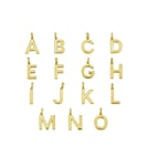 Initial A-Ö Charm Gold