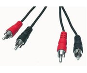 Secomp VALUE - Câble audio - RCA (M) pour RCA (M) - 10 m - blindé - noir