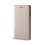 ETUI FOLIO HOUSSE CONTOUR AIMANTE POUR IPHONE 14 6.1 DE COULEUR ROSE GOLD