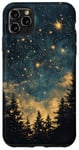 iPhone 11 Pro Max Vintage Enchanting Celestial Star Night Sky Forest Painting Case