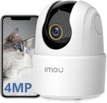 2.5K(4Mp) Caméra Surveillance Wifi Intérieur Caméra 360° Connectée Smartphone Détection Humaine Ai Suivi Intelligent Sirène Audio Bidirectionnel Mode Privé Compatible Alexa Pour Bé[CAM07018]