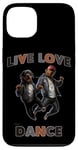 Coque pour iPhone 13 Live Love Dance Rottweiler Style Hip Hop