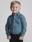 Ralph Lauren Kids Denim Button Down, Dk Blue