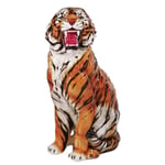 Sibirisk tiger Porslinsdjur 92cm - Design by ArtGlassVista