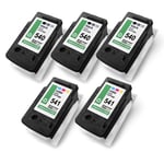 5x Encre 3+2 Remplace Canon PG-540 CL-541 XL PG540XL CL541XL PG540XL