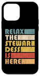 Coque pour iPhone 12 mini Relax Stewardess, Hôtesse De L'air