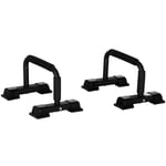 HOMCOM push-up bars Set med 2 halkfria push up bars stål |