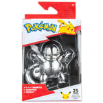 Pokémon Squirtle Figure 25th Anniversary Celebration 3" Silver Display Figures