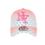 Casquette NY Rose et Bleue Fashion Design New York Baseball Avenue-Taille unique