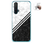 Housse En Gel TPU Pour Realme X3 SUPERZOOM / X50 5G Design Marbre 01 Dessins