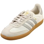 adidas Samba Og Mens Casual Trainers in Off White Grey - 6.5 UK