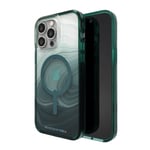 ZAGG Gear4 Milan Snap D30 Protective Case Compatible with iPhone 14 Max, Slim, Shockproof, Wireless Charging, (Green Swirl)