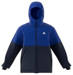 adidas Men's BSC Sturdy Insulated Hooded Jacket, semi lucid blue, XL