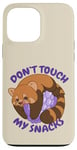 Coque pour iPhone 13 Pro Max Panda rouge avec baies, collation aux fruits