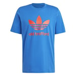 adidas Originals Manchester United T-Shirt Trefoil - Blå/Röd adult IP5548