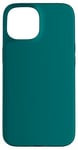 Coque pour iPhone 15 Couleur bleu sarcelle foncé simple