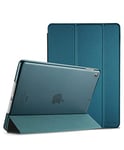 ProCase Coque pour iPad 10.2", iPad 9ème Génération 2021, iPad 8ème Génération 2020, iPad 7 ème Génération 2019, Housse Étui de Protection, Veille/Réveil Automatique-Bleu Canard