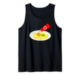 Ketchup On Eggs Lovers Eating Ketchup With Scrambled Eggs Tank Top