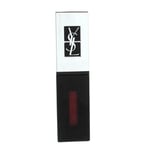 YSL Lip Stain Red Rouge Couture Holograpics 502 Electric Burgundy Lipstain - NEW