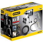 Compresseur 24 L Stanley D200/8/24 avec kit 6 pièces, compresseurs-accessoires