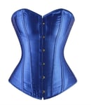 ZXF Bustiers et Corsets Femme Femmes Corset Sexy Body Satin Slim Shaper Bretelles Overbust Taille Plus Corset Bustier (Color : 2, Size : XX-Large)