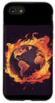 iPhone SE (2020) / 7 / 8 Cool World in Flames Costume for Boys and Girls Case