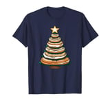 Everything Bagel with Cream Cheese Christmas Tree T-Shirt