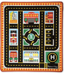 Melissa & Doug Around The City Rescue Playmat Rug & Cars NEW