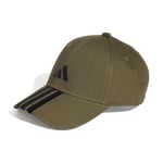 adidas Unisex Bball 3S Cap New Logo, Olive strata/Black, XS