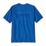 Patagonia P-6 Logo Responsibili-Tee, t-skjorte herre Outline: Vessel Blue 38504-POLV XL 2021