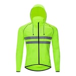 Veste De Cyclisme Imperméable Pour Homme Et Femme,Manteau Coupe-Vent D'équitation,Manteau De Pluie De Vélo,Coulée Sûre,Glarunning