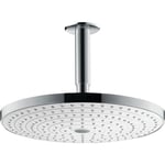 Hansgrohe - Douche de tête Raindance Select s 300 2 jets avec raccord au plafond blanc chromé - blanc chrome