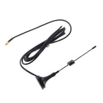 433MHz antenn 5dbi hane RG174 kabel GSM GPRS 1,5M magnetisk bas för skinka radio