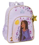 Safta WISH Sac à dos scolaire pour enfant, sac à dos pour enfant, adaptable au chariot, idéal pour les enfants d'âge scolaire, confortable et polyvalent, qualité et résistance, 32 x 12 x 38 cm,