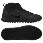 Nike Phantom Luna II Club TF Shadow - Sort/Grønn Barn - Turf (TF), størrelse 35