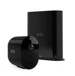 Arlo Smart Hub and Pro3 Smart Home Security Camera CCTV Add on bundle, black