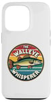 iPhone 13 Pro Vintage Walleye Drawing: The Walleye Whisperer Fisherman Case