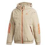 adidas Men's BTS Hooded Jacket, mens, Jacket, FT2446, Savann/orange., XS