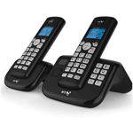 BT BT3560 TWIN Cordless Phone with Answering Machine  Hands Free Functionality