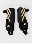 adidas Mens Tiro Shin Guard Black/gold/white, Black, Size M, Men