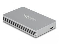 Delock USB4 40 Gbps SSD-kabinett - M.2 NVMe Card - Thunderbolt 4  USB-C 4