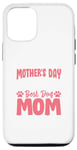 Coque pour iPhone 12/12 Pro Happy Mother's Day To The World Best Dog Mom Fur Baby