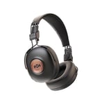 House of Marley Casque Over Ear Sans Fil Positive Vibration Frequency - Casque Bluetooth, 34 h d’Écoute, Isolation Sonore Passive, Commandes et Microphone Intégrés, Matériaux Durables, Noir