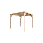 Mon Petit Potager - Pergola Douglas premium 2900x2900cm - Pergola en bois naturel non traité - Poteaux 9x9cm