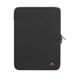 Rivacase Housse pour MacBook Air / Pro 13 pouces Verticale en Néoprène Noir